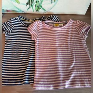 Mini Boden pointelle shirts